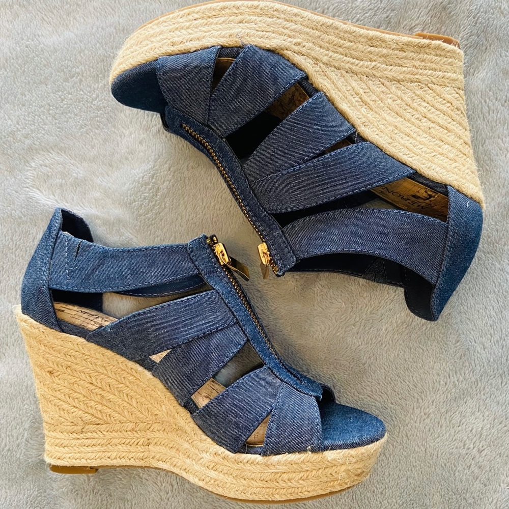 Denim High Heels